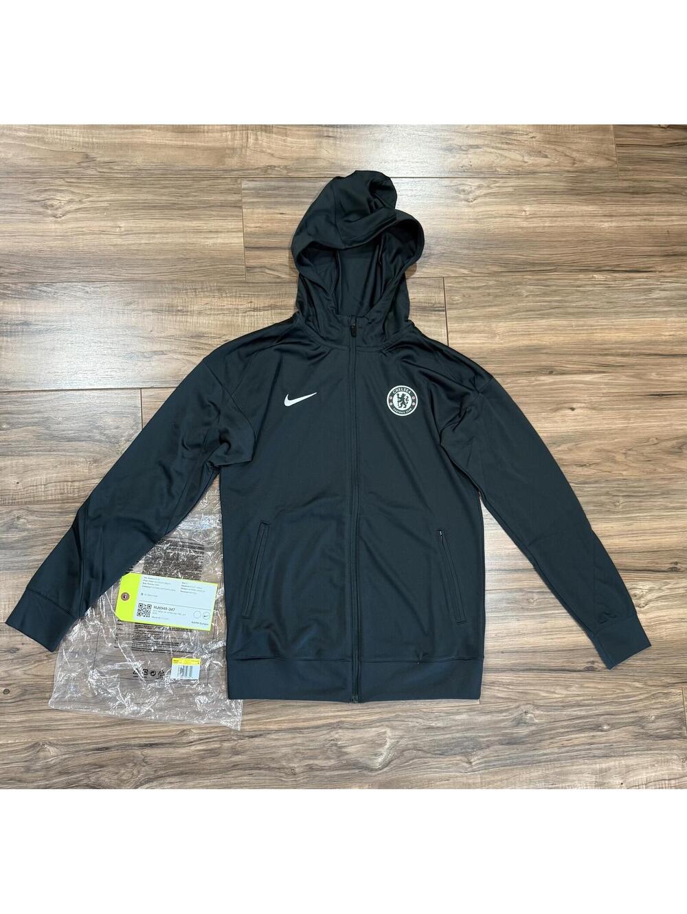 Nike Chelsea F.C. 25/26 Strike Men's Dri-FIT Football Hooded Knit Track Jacket